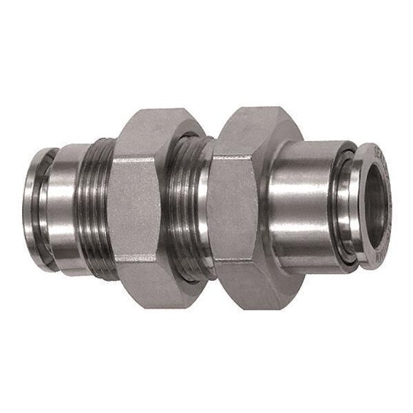 Gerade Schott-Steckverbindung Edelstahl 1.4404