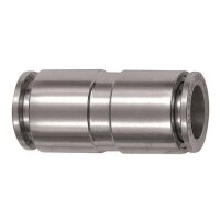 Gerade Steckverbindung Edelstahl 1.4404