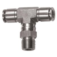 T-Steckverschraubung Edelstahl 1.4404 drehbar...