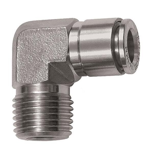 L-Steckverschraubung Edelstahl 1.4404 Außengewinde konisch