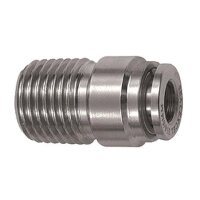 Gerade Steckverschraubung Edelstahl 1.4404...