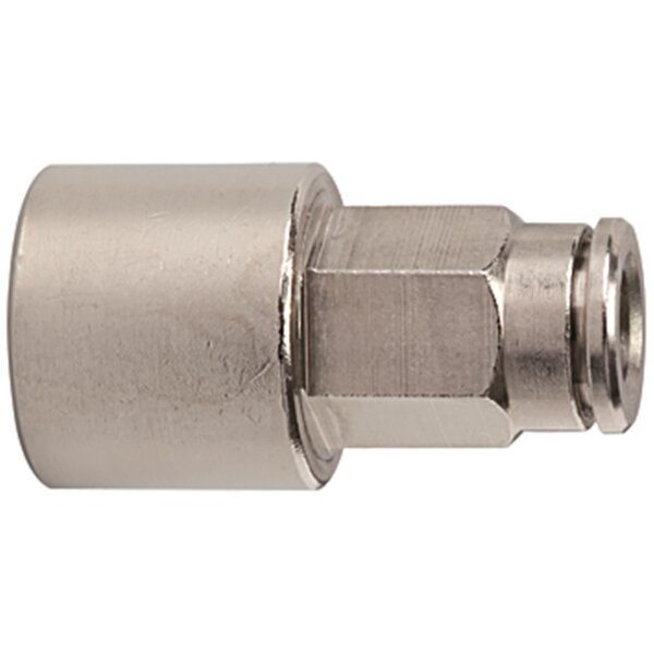 Gerade Steckverschraubung metallica Innengewinde zylindrisch mit Außensechskant