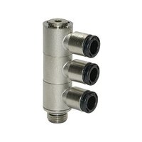 L-Mehrfachverteiler mit Innensechskant click-clock 3-fach...