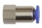 Gerade Steckverschraubung Innengewinde mit Außensechskant Blaue Serie Mini