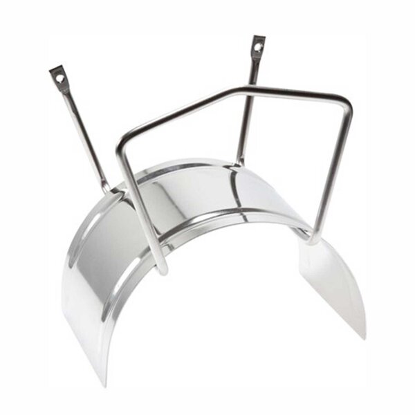 Wandschlauchhalter für Lebensmittelbereiche aus Edelstahl