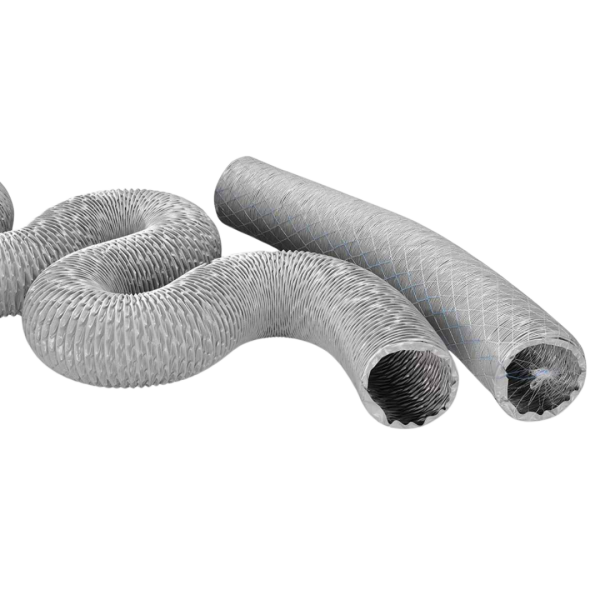 Flexibler Lüftungsschlauch 6 m – Norres PROTAPE® PVC 371, Ø 100–102 mm, bis +110 °C