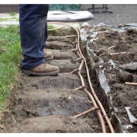 Rain Bird 6mm Gr&uuml;nfl&auml;chentropfleitung / Tropfschlauch 30 Meter 30 cm