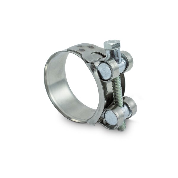 Gelenkbolzenschelle W2 – Edelstahl 1.4016, 48–51 mm, 22 mm Bandbreite