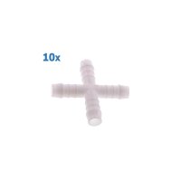 Kreuz Stück Schlauchverbinder aus Kunststoff - POM...