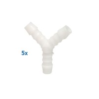 Y-Stück Schlauchverbinder aus Kunststoff - Pack (5...