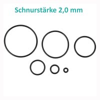 O-Ring Schnurstärke 2,0 mm NBR (70 Shore A)
