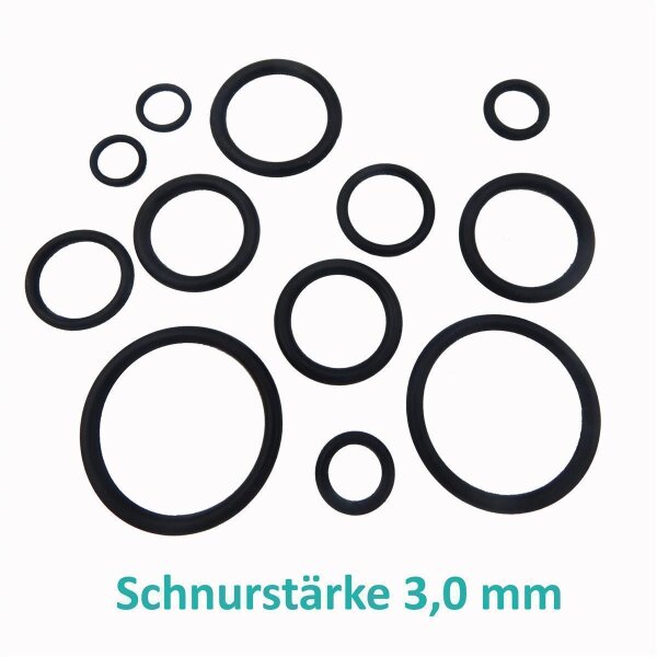 O-Ring Schnurstärke 3,0 mm NBR